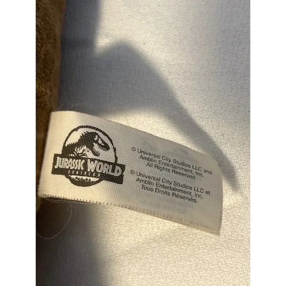 Jurassic World Dinosaur Plush T Rex Brown Stuffed Animal Toy - Picture 4 of 6